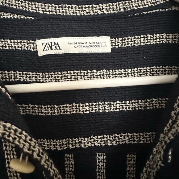 Zara Knitted Men's Shirt - Picture 4 of 7